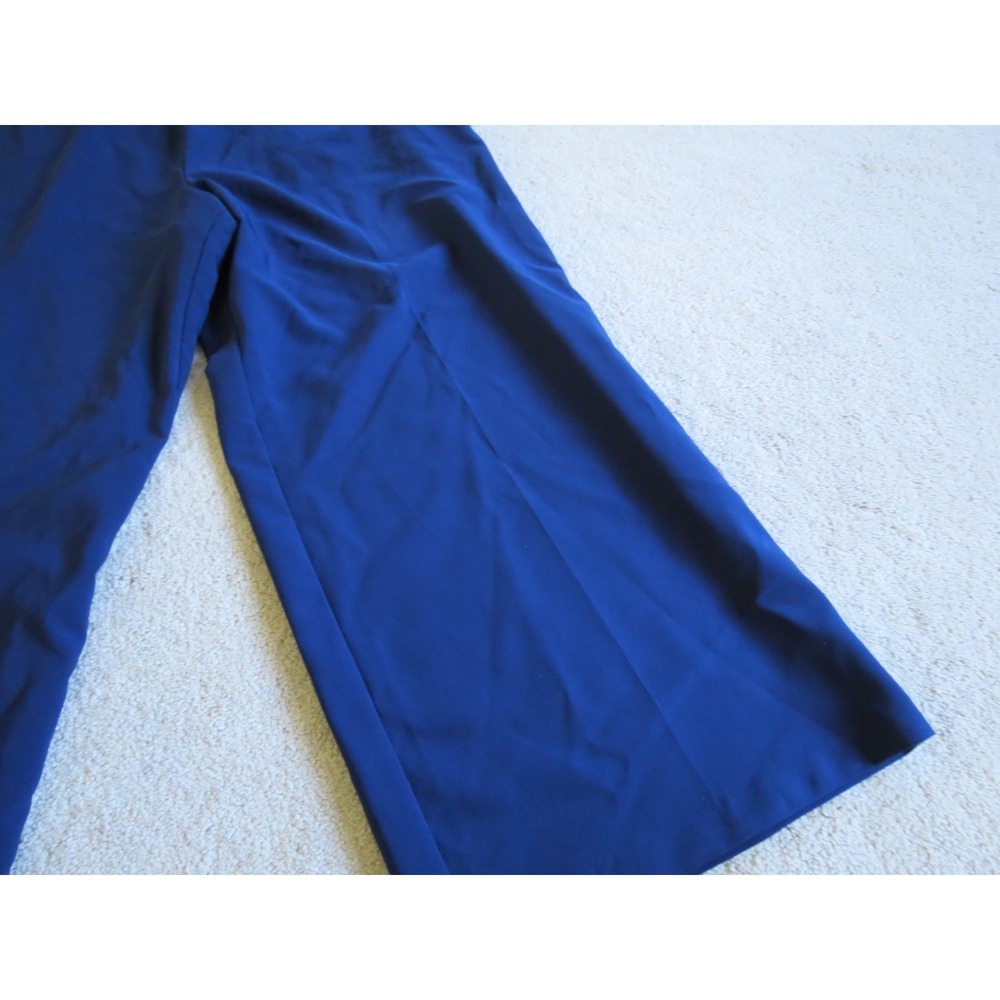 Torrid Blue Stretch Sailor Button Wide Leg Pants Womens Size 20 Regular - Picture 7 of 14